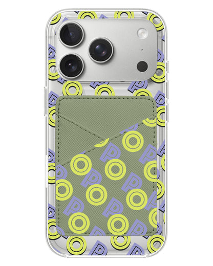 iPhone Phone Wallet Case - Initial 2.0 Monogram