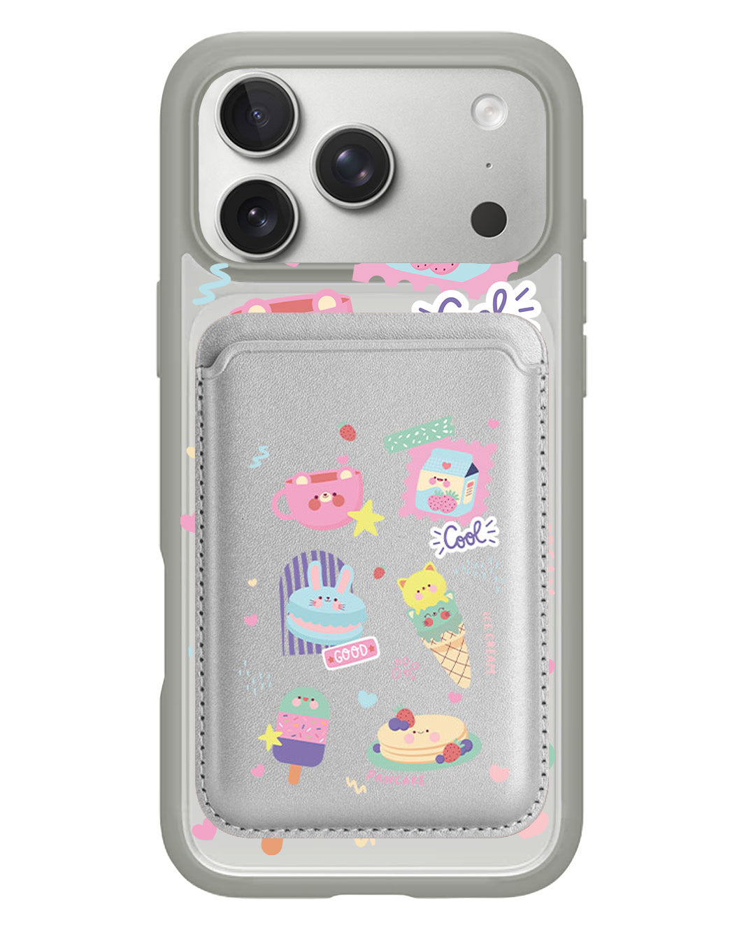 iPhone Magnetic Wallet Case - Sweet Cafe