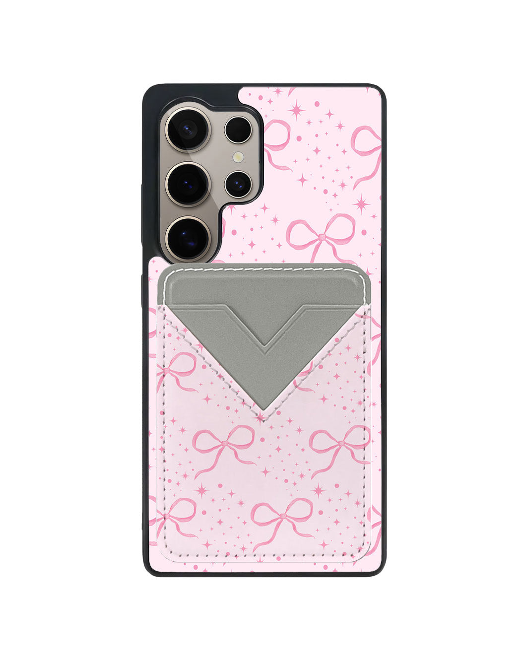 Android Avant Wallet Case - Coquette Glittery Bow