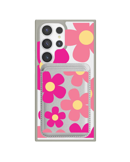 Android Magnetic Wallet Case - Daisy Delight