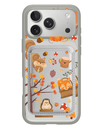 iPhone Magnetic Wallet Case - Autumn