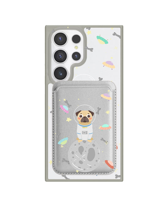 Android Magnetic Wallet Case - Pugstronaut