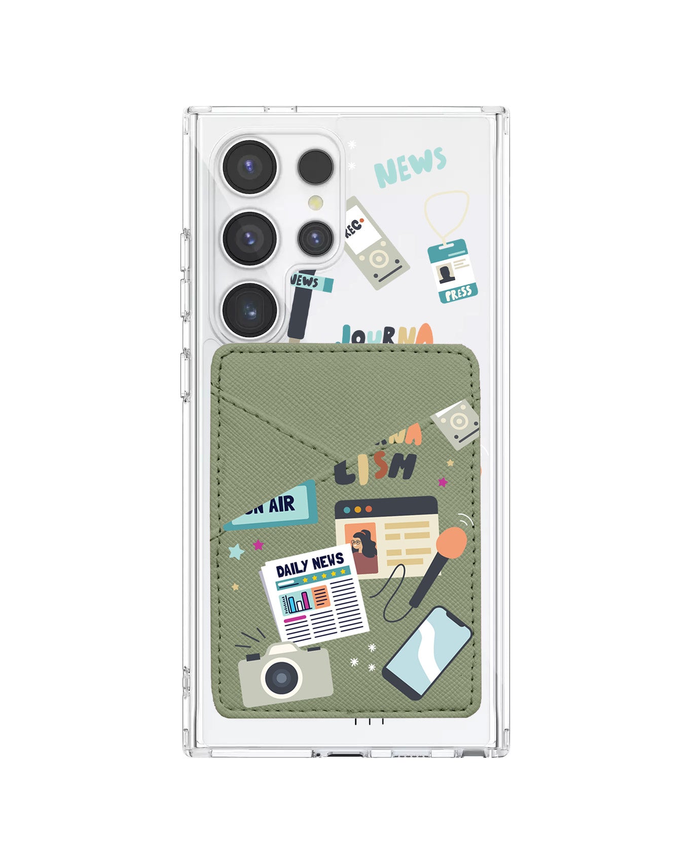 Android Phone Wallet Case - Journalism