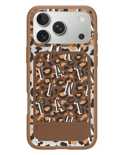 iPhone Magnetic Multifold Wallet - Leopard Monogram 2.0