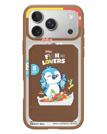iPhone Magnetic Multifold Wallet - Fish Lovers