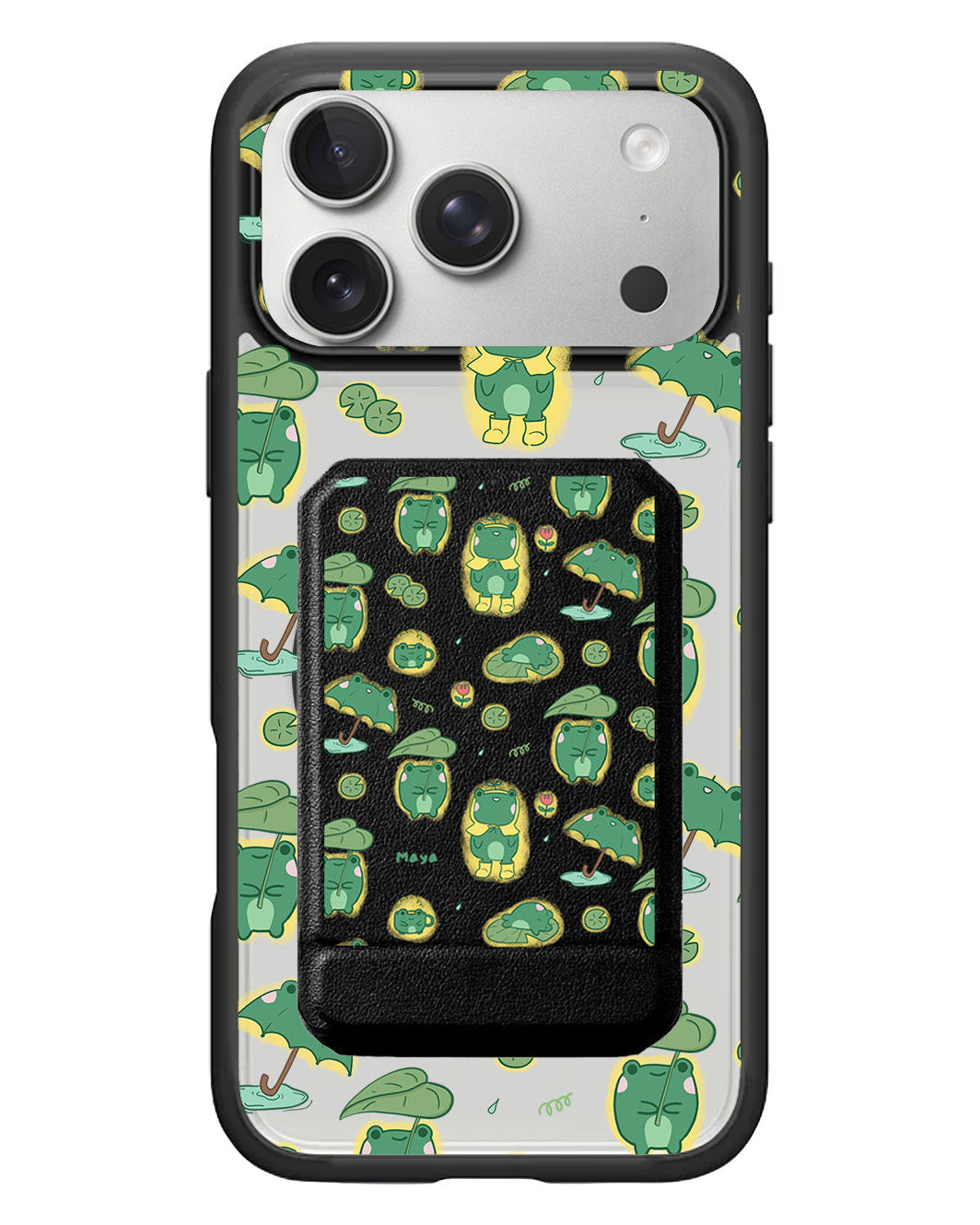 iPhone Magnetic Multifold Wallet - Happy Rain