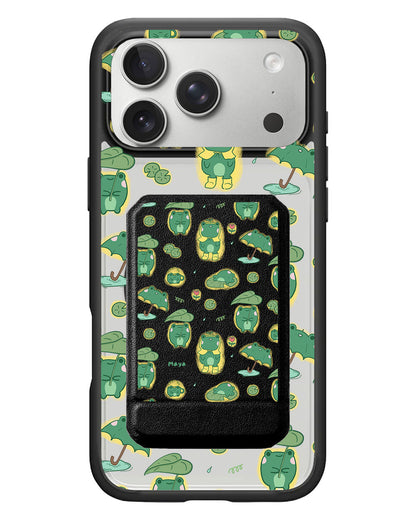 iPhone Magnetic Multifold Wallet - Happy Rain