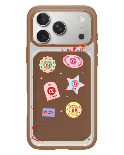 iPhone Magnetic Multifold Wallet - Itzy Sticker Pack
