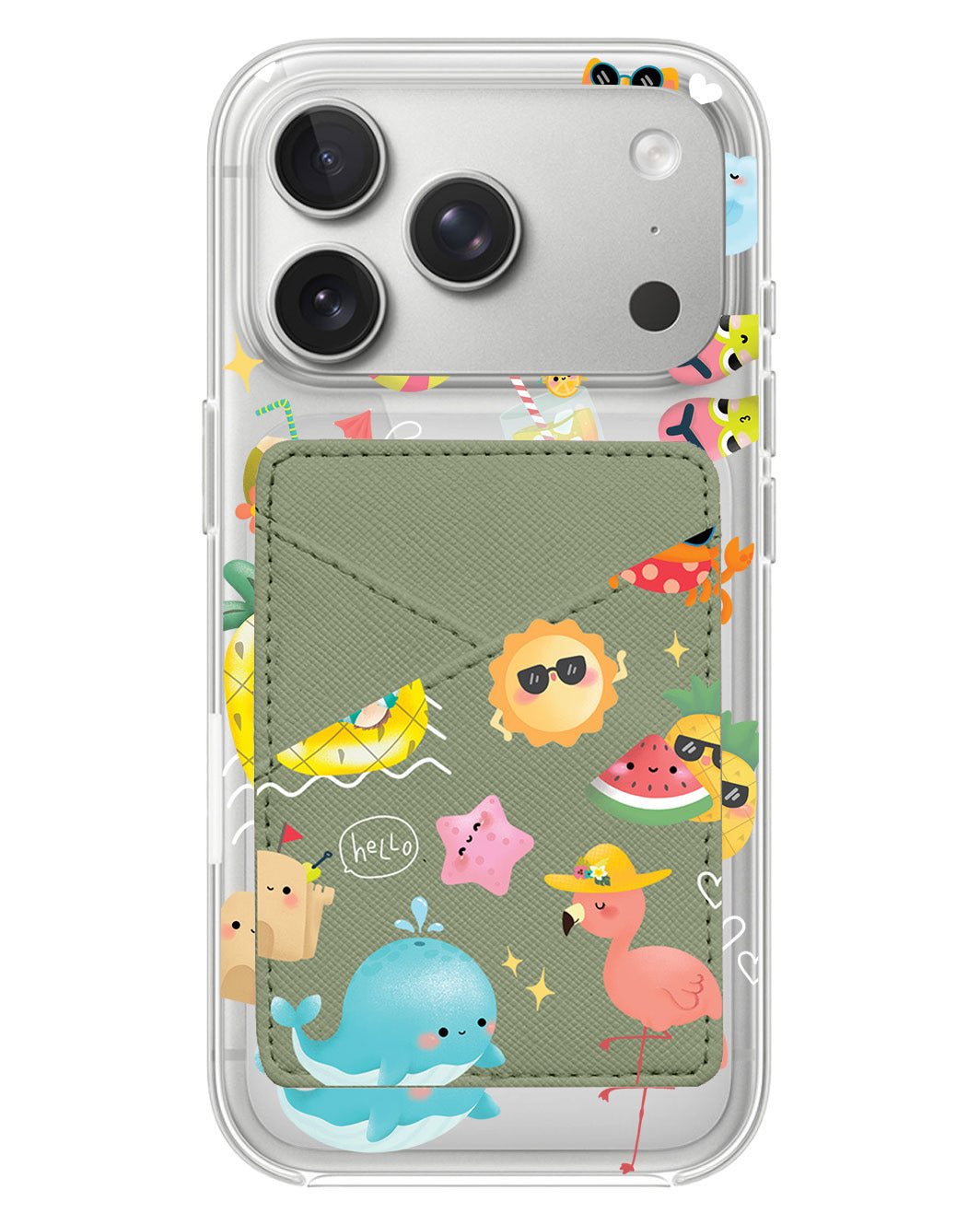 iPhone Phone Wallet Case - Summer