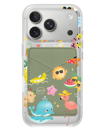iPhone Phone Wallet Case - Summer
