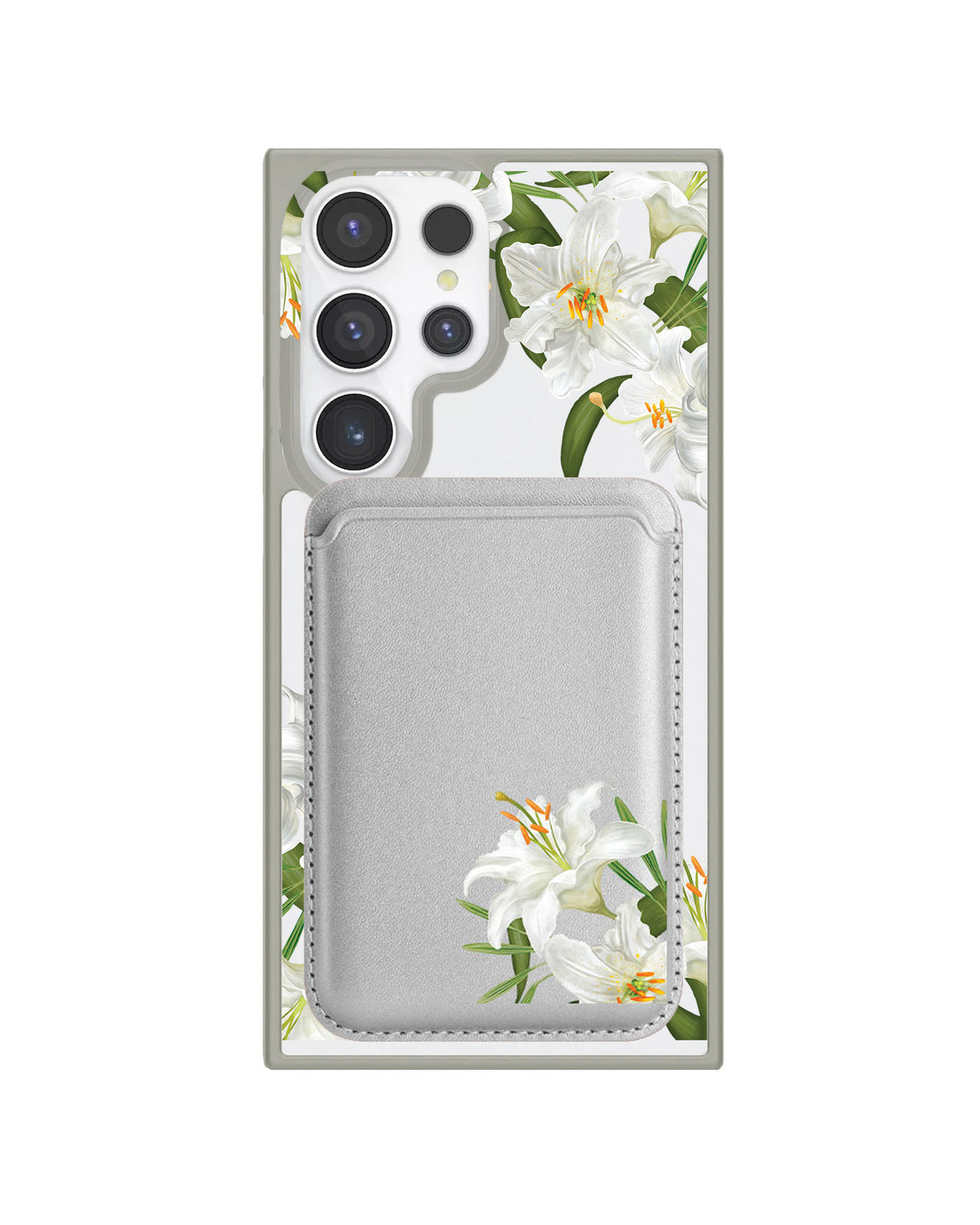 Android Magnetic Wallet Case - May Lily Of The Valley