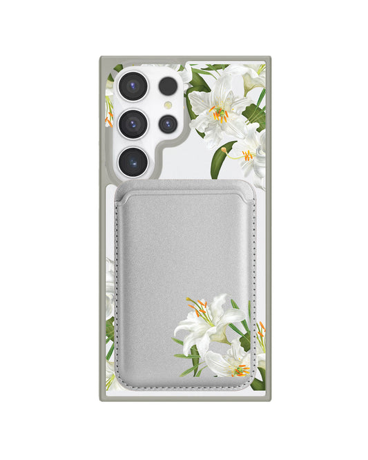 Android Magnetic Wallet Case - May Lily Of The Valley