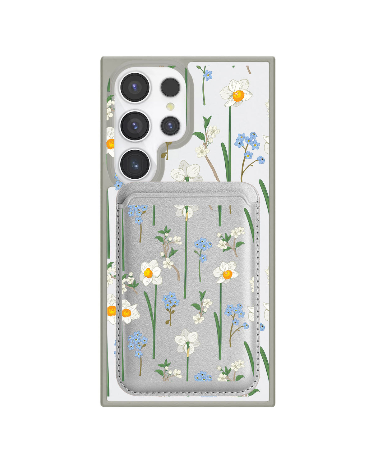 Android Magnetic Wallet Case - December Narcissus