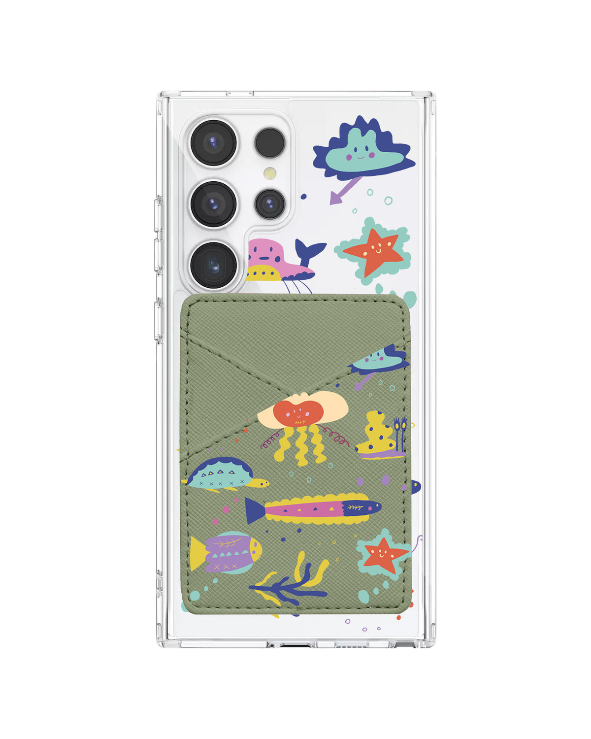 Android Phone Wallet Case - Ocean World
