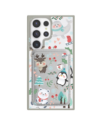 Android Magnetic Wallet Case - Winter