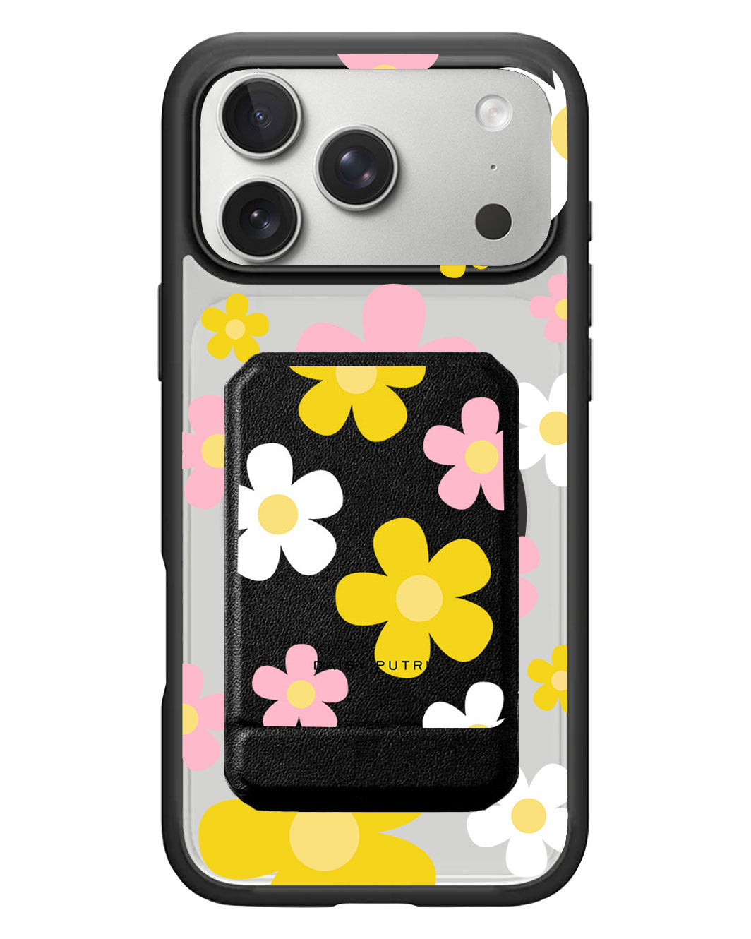 iPhone Magnetic Multifold Wallet - Daisy Fresh