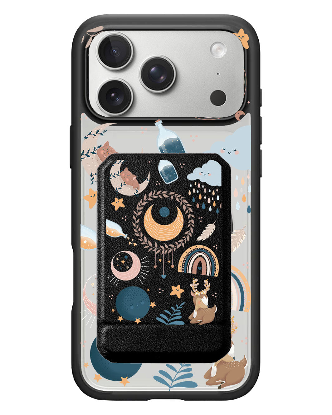 iPhone Magnetic Multifold Wallet - Boho