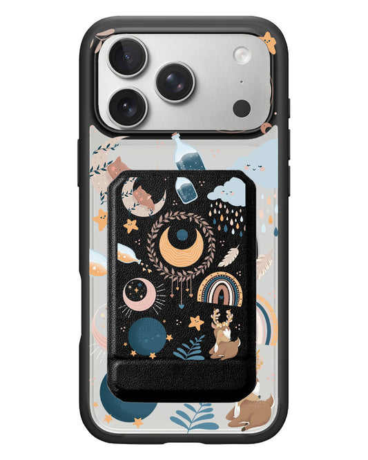 iPhone Magnetic Multifold Wallet - Boho