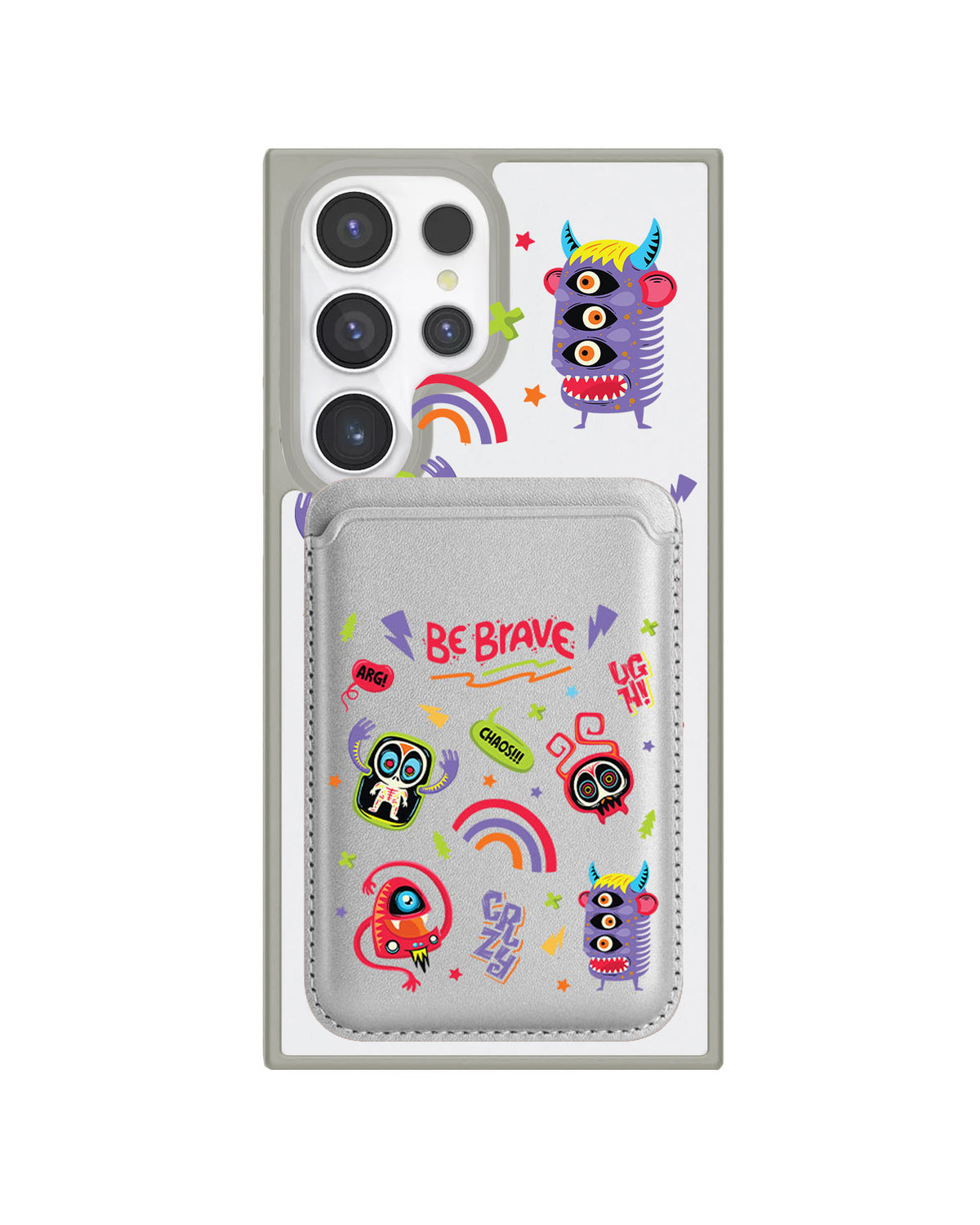Android Magnetic Wallet Case - Baby Monster