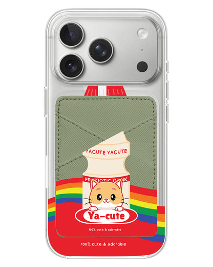 iPhone Phone Wallet Case - Yacute Cat
