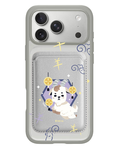 iPhone Magnetic Wallet Case - Goat (Chinese Zodiac / Shio)