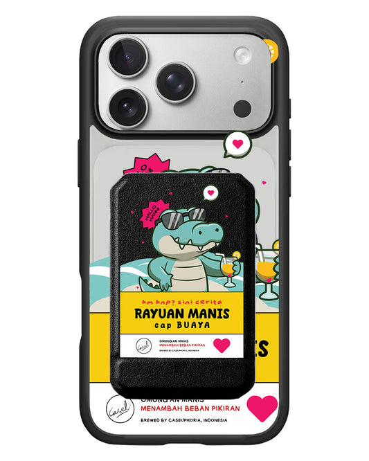 iPhone Magnetic Multifold Wallet - Cap buaya