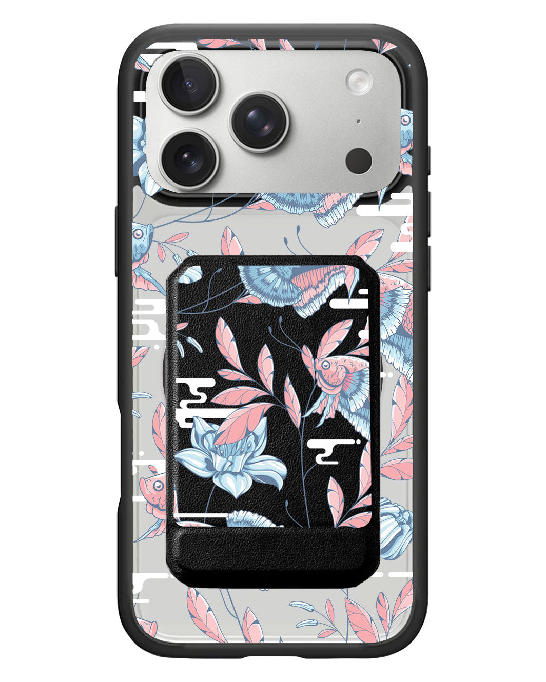 iPhone Magnetic Multifold Wallet - Fish & Floral 3.0