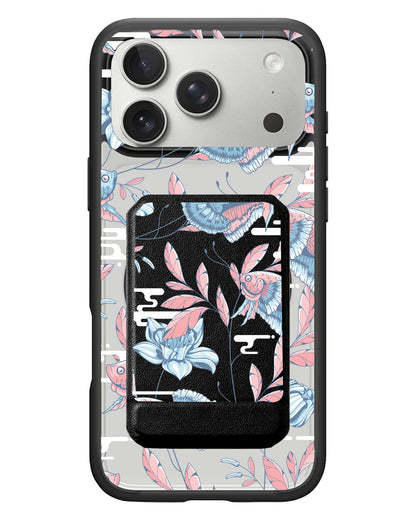 iPhone Magnetic Multifold Wallet - Fish & Floral 3.0