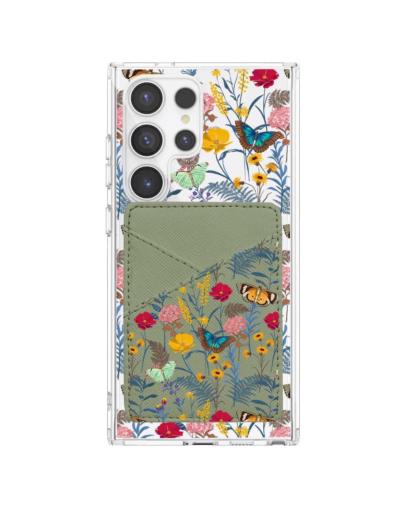 Android Phone Wallet Case - Flora Magnolia