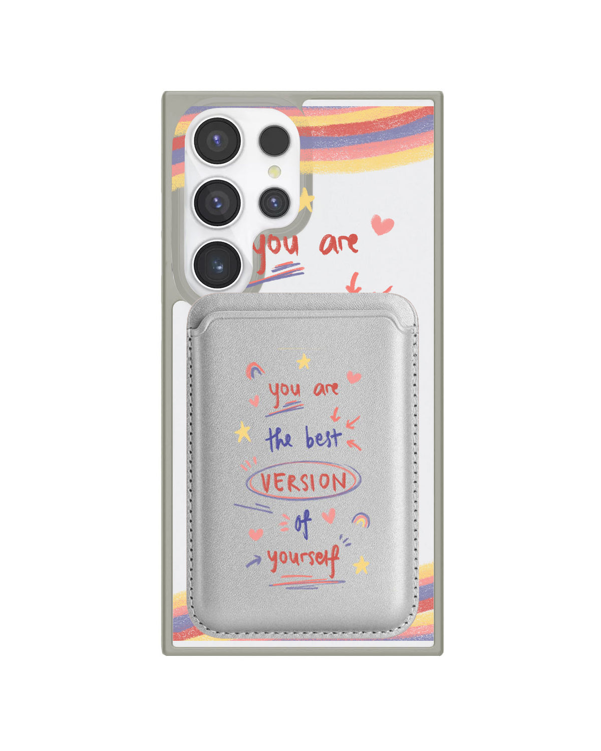 Android Magnetic Wallet Case - Love Yourself