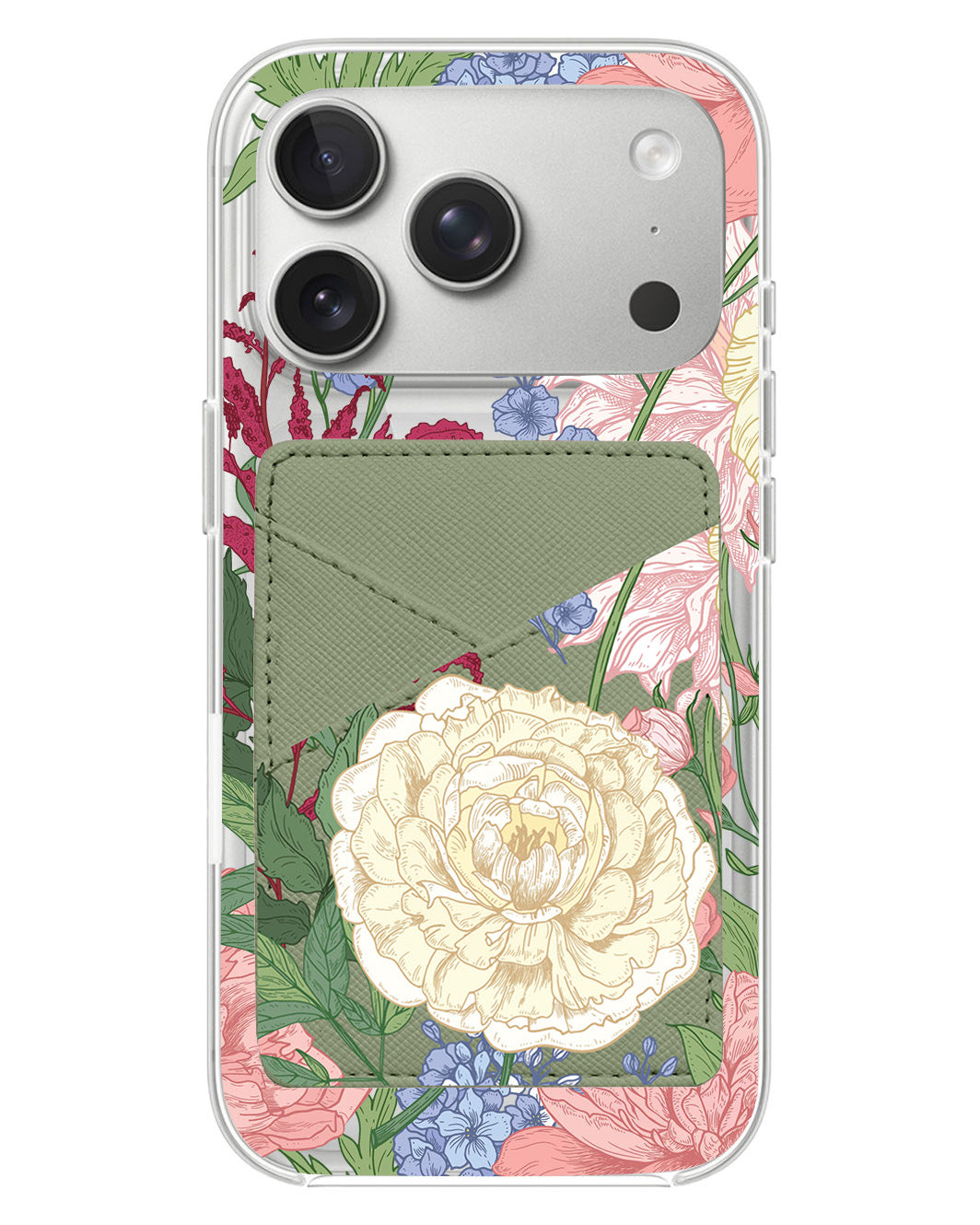 iPhone Phone Wallet Case - July Delphinium