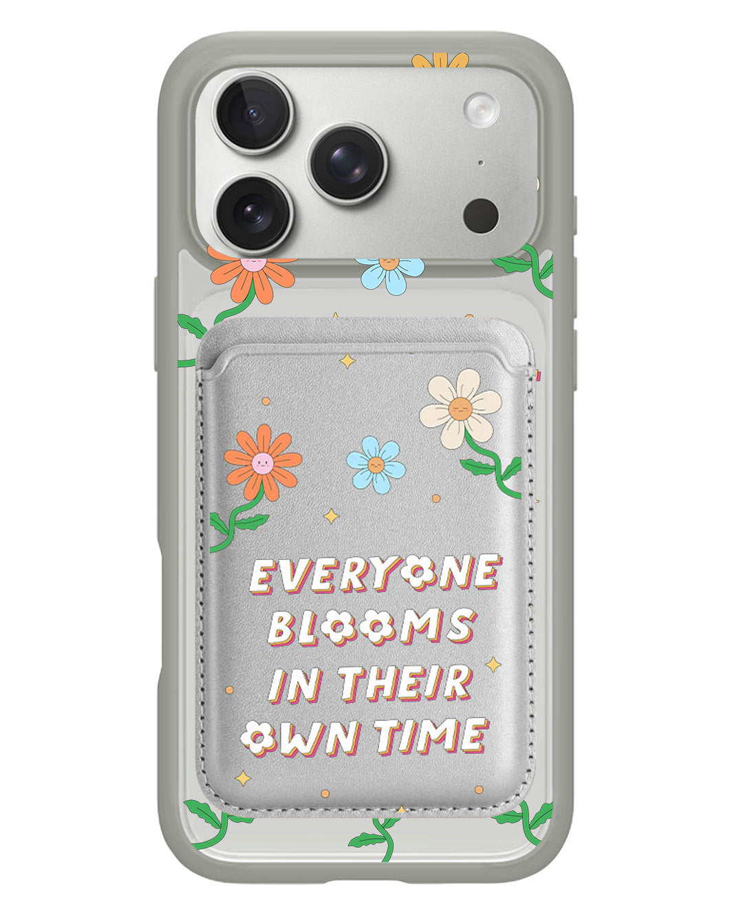 iPhone Magnetic Wallet Case - Blooms