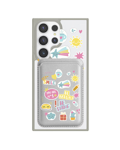 Android Magnetic Wallet Case - Self Love Sticker Pack 3.0