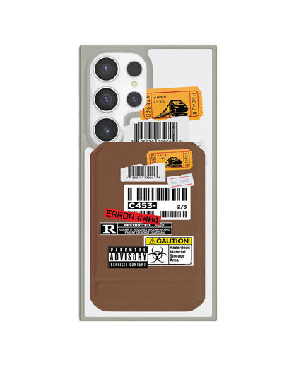 Android Magnetic Multifold Wallet - Label Sticker Pack