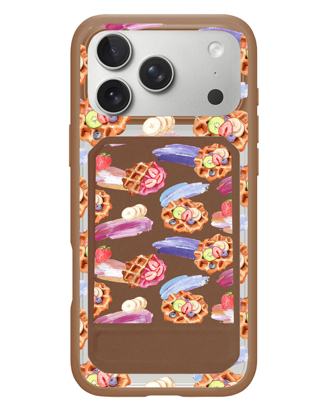 iPhone Magnetic Multifold Wallet - Waffles