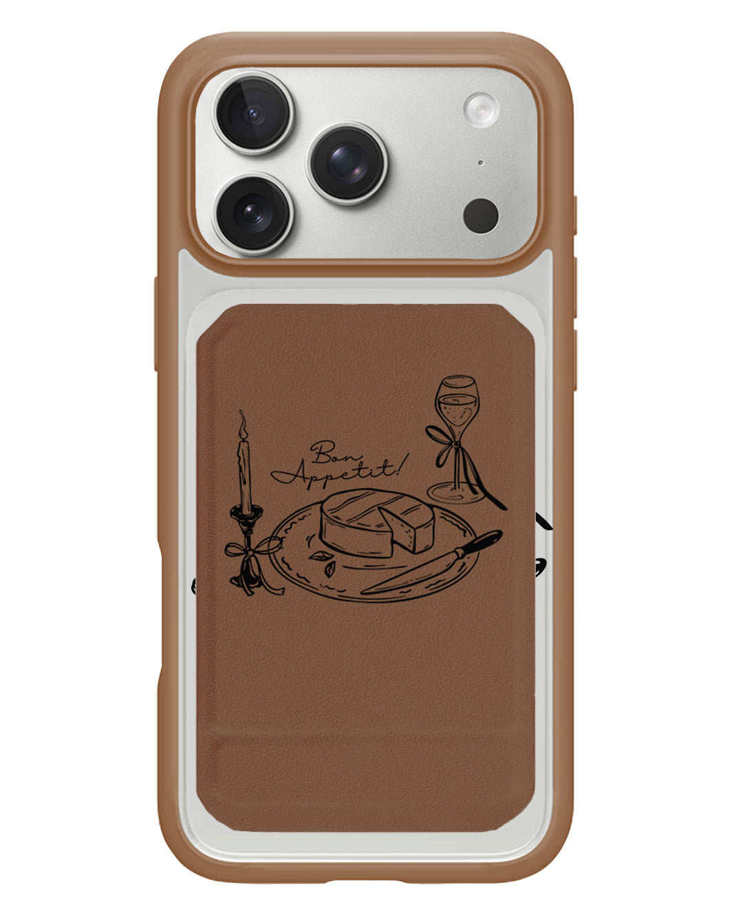 iPhone Magnetic Multifold Wallet - Bon Appetit