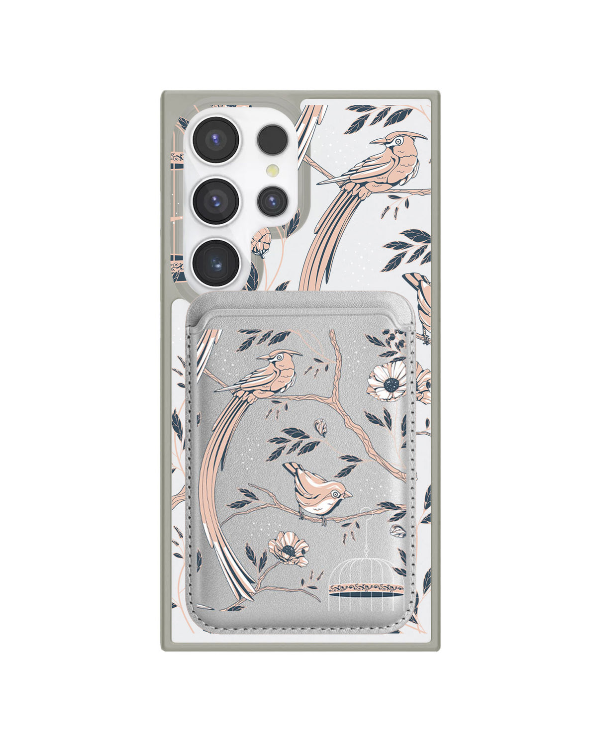Android Magnetic Wallet Case - Lovebird 2.0