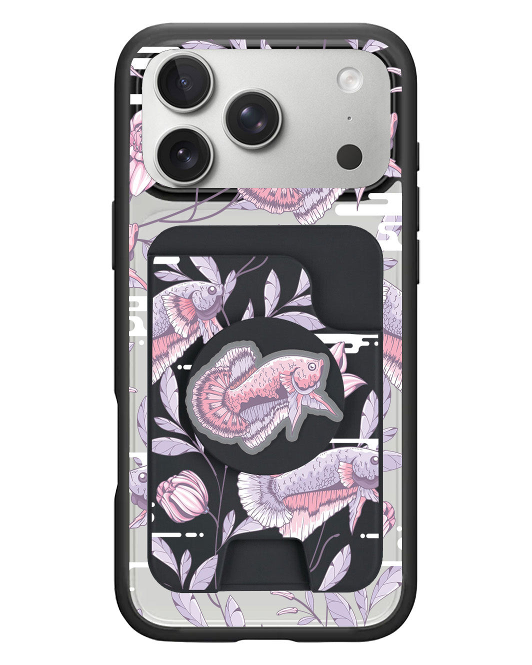 iPhone Magpop Wallet - Fish & Floral 1.0