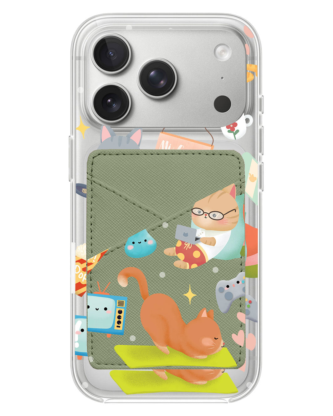 iPhone Phone Wallet Case - Stay Home
