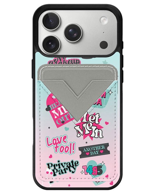 iPhone Avant Wallet Case - Exo Cream Soda