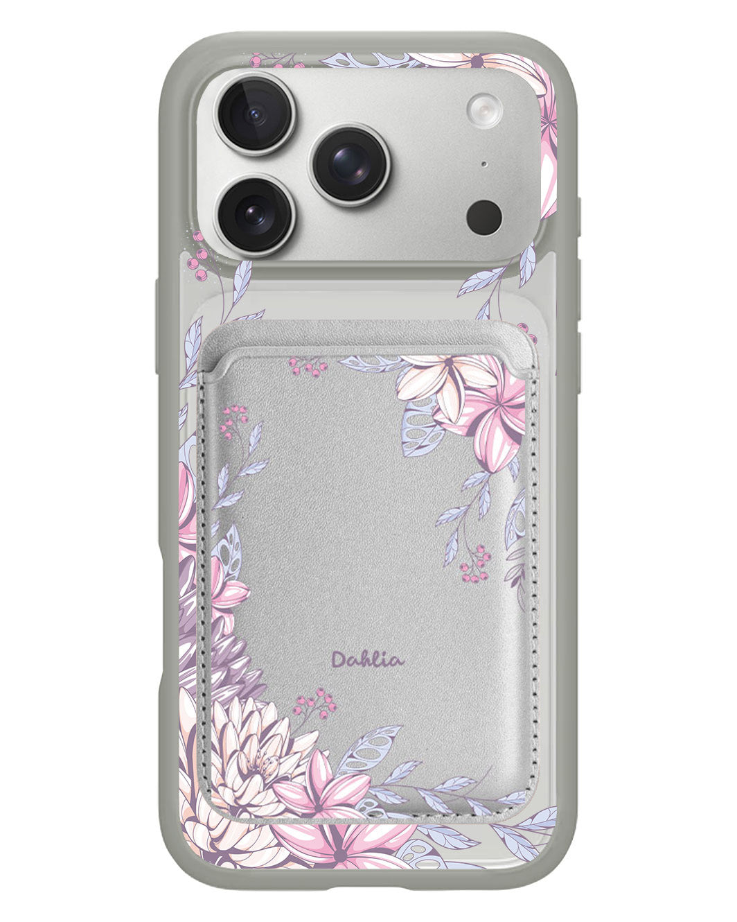iPhone Magnetic Wallet Case - Dahlia