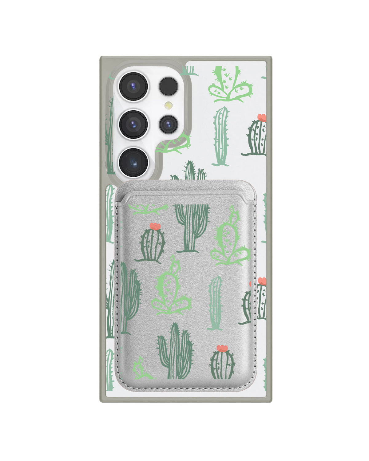 Android Magnetic Wallet Case - Cactus