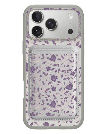 iPhone Magnetic Wallet Case - Sketchy Flower 4.0
