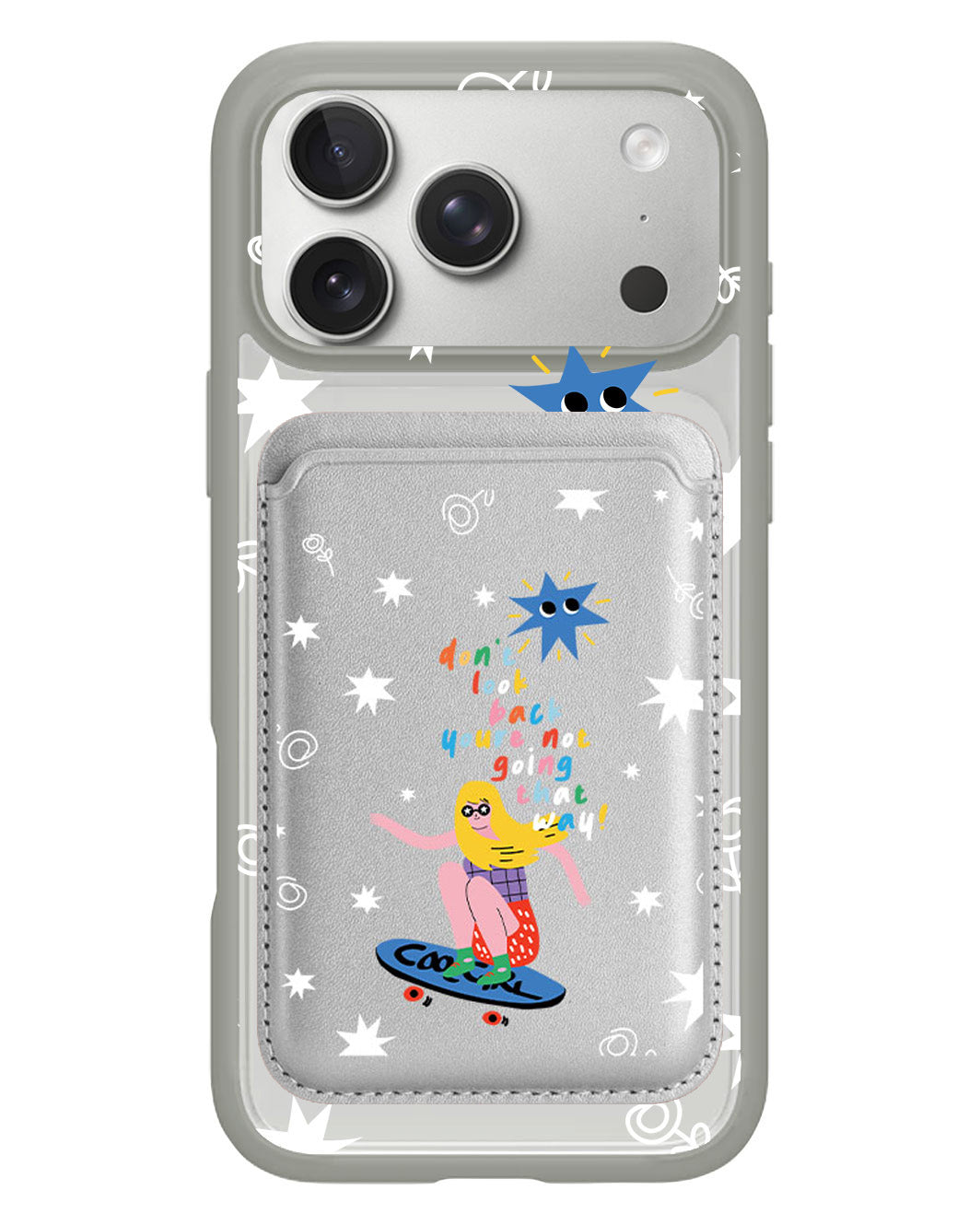 iPhone Magnetic Wallet Case - Keep Moving