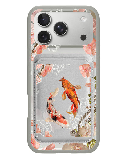 iPhone Magnetic Wallet Case - Oil Painting Koi