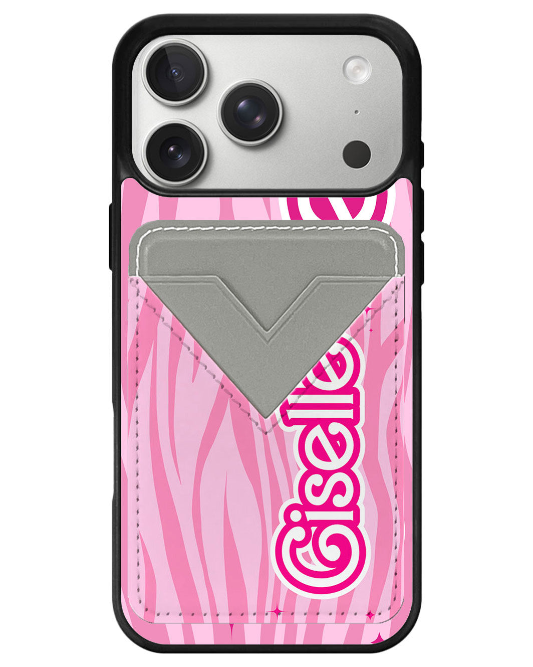 iPhone Avant Wallet Case - Barbie Zebra Pattern