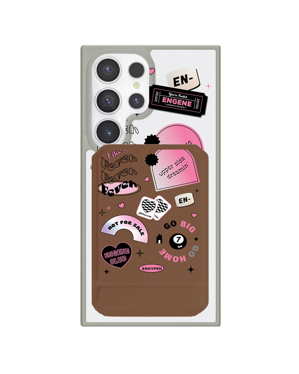 Android Magnetic Multifold Wallet - Enhyphen Sticker Pack