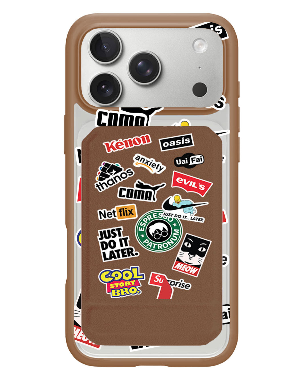 iPhone Magnetic Multifold Wallet - Brand Parody 1.0