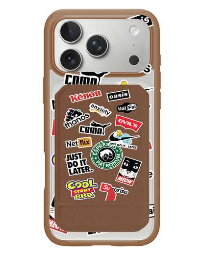 iPhone Magnetic Multifold Wallet - Brand Parody 1.0