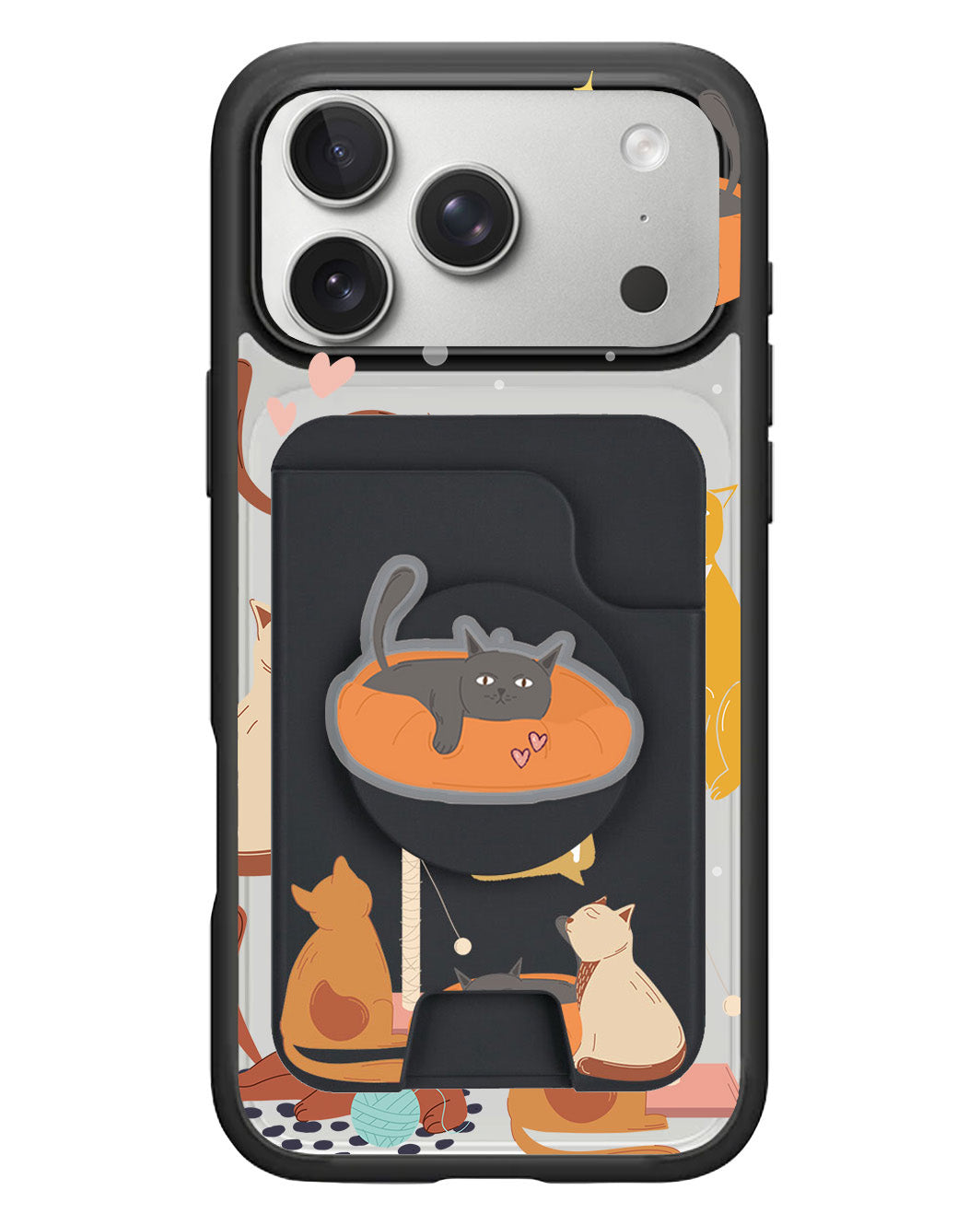 iPhone Magpop Wallet - Playful Cat